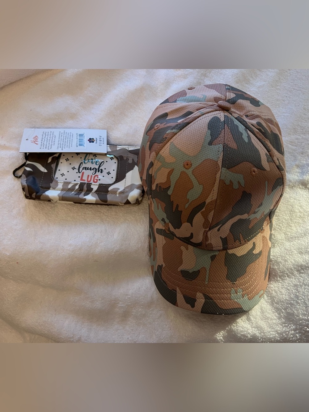 Lug Topper in Camo Rose & Metro XL in Camo Taupe  please see photos
